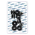 Koordhouder rond kunststof 10 stuks in blister