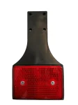 Reflector rechthoekig rood met houder