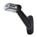 Breedtelicht rood/wit/oranje 100mm 5LED schuin links