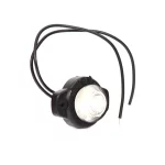 WAS markeringslamp W24-129 wit LED 12/24V 1 meter kabel