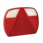 Achterlicht 12/24V 6 functies 197x180mm LED rechts