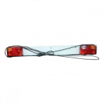 Verlichtingsbalk met 2x 5 functielampen 137cm breedt