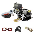 Ninja 2000 elektrische lier 907 kilo 12 volt met touw