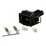 Stekker 2-polig vrouwelijk