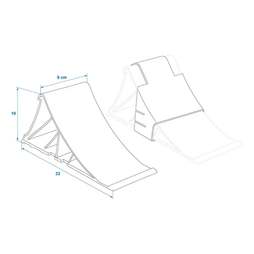Wielkeg zwart met houder