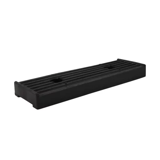 Bootkussen Kimblok zwart rubber 300x100x25mm