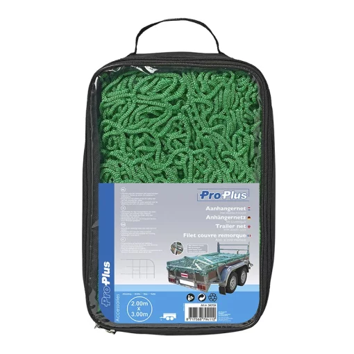 Aanhangwagennet 2.00 x 3.00m met elastisch koord