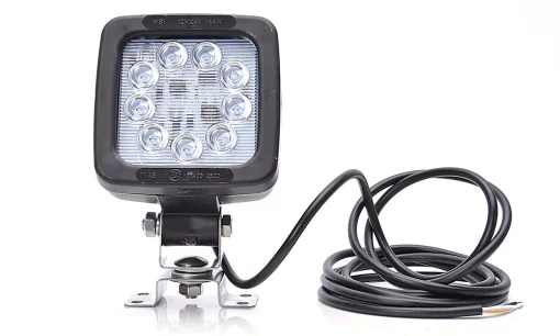 Werklamp + achteruitrijlamp LED 10-35V vierkant 1980 lumen