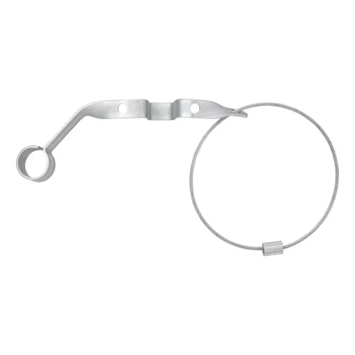 Hulpkoppeling met steun en stekkerhouder