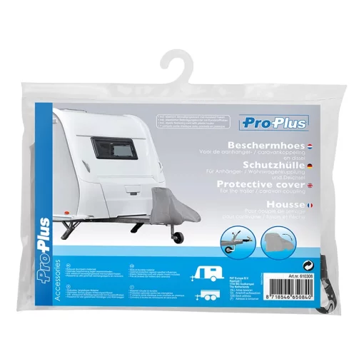 Beschermhoes voor de aanhanger- / caravankoppeling en dissel