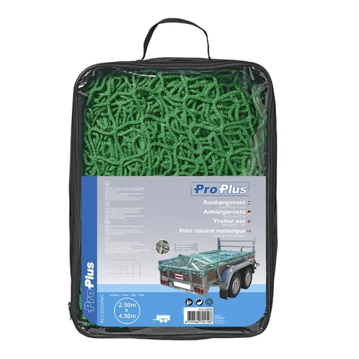 Aanhangwagennet 2.50 x 4.50m met elastisch koord