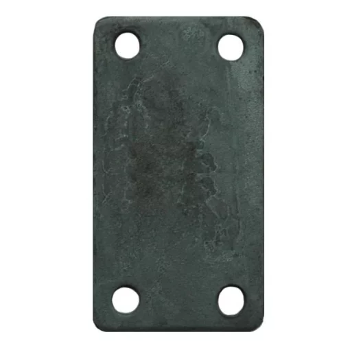 Stroppenplaat 40x80mm 4 gats